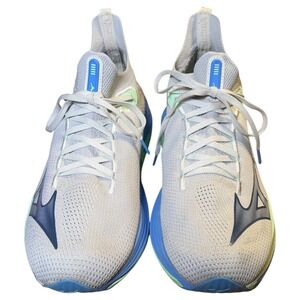 Mizuno Neo Vista Mens Running Shoes Grey Blue J1GC243451 Size 9.5